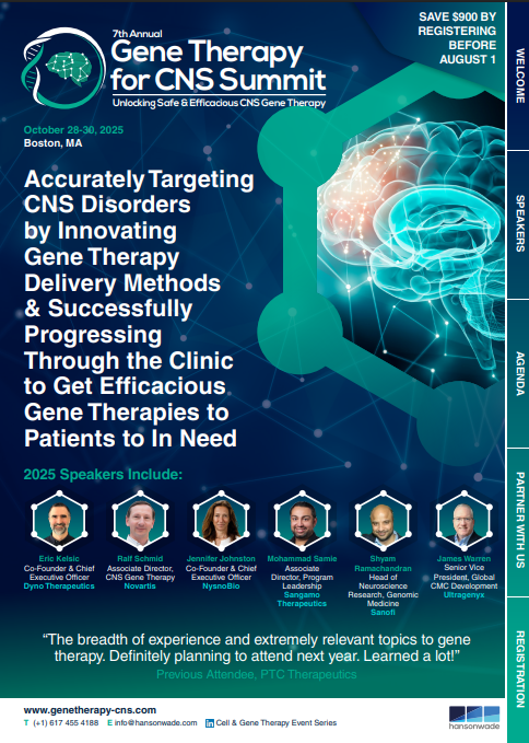 7th Gene Therapy for CNS Summit 2025 Brochure Thumbnail